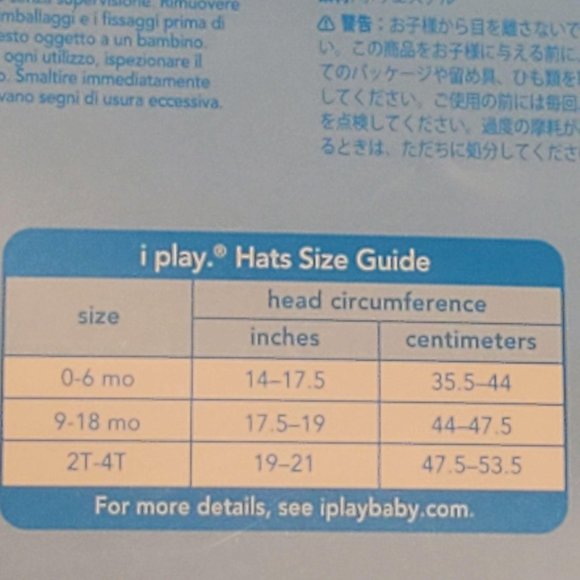 I Play Baby Bucket Sun Hat 9–18 Months Aqua Surfboard UPF 50+ - Picture 9 of 10